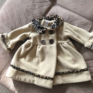 Starting Out Baby Girls 3 Months Faux-Fur Coat